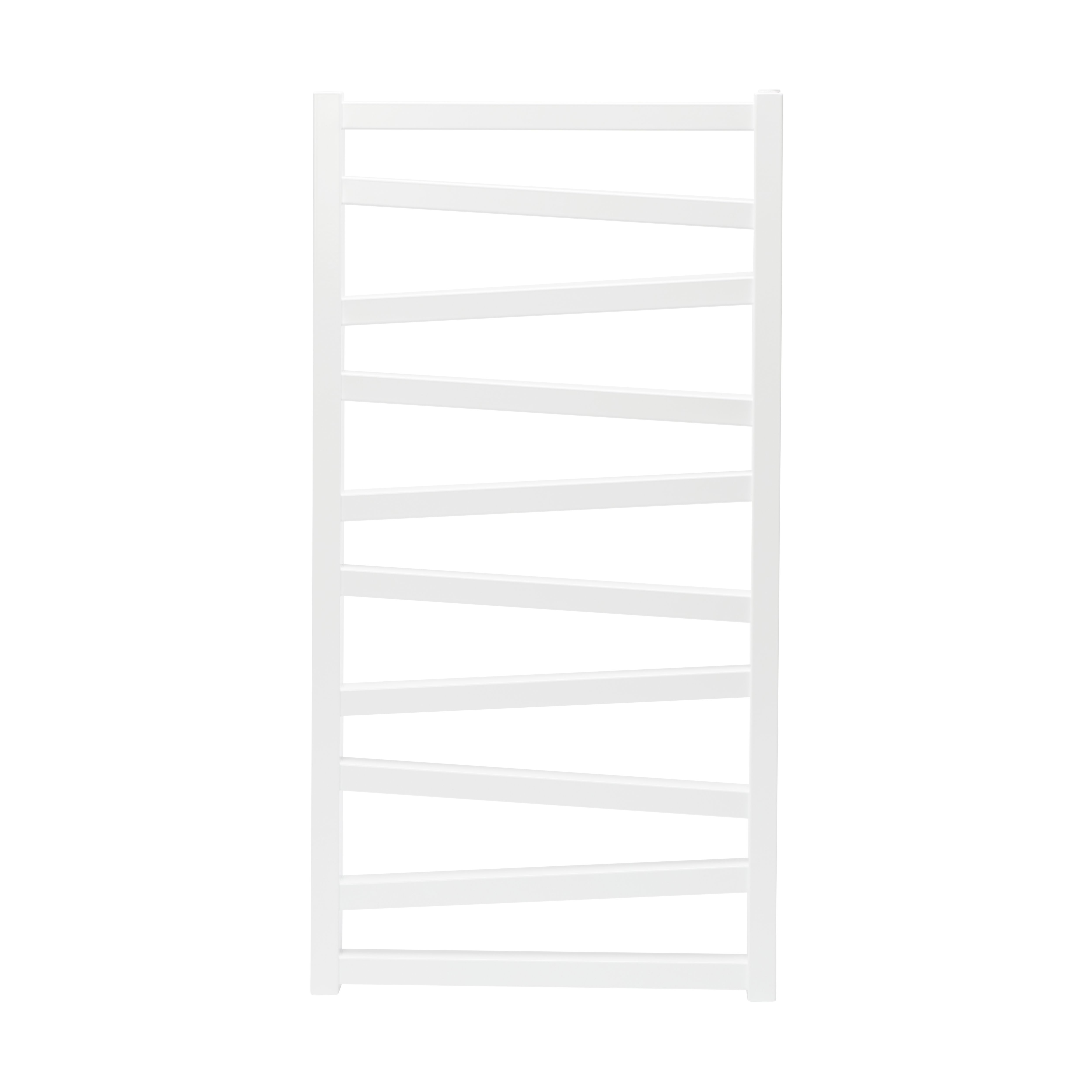 GoodHome Joinville, White Vertical Flat Towel radiator (W)500mm x (H)970mm