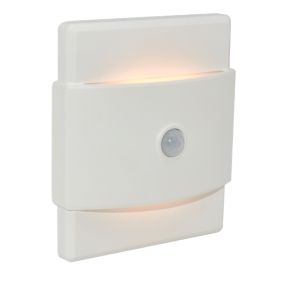 GoodHome Jolliet White Integrated LED Night light