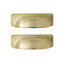 GoodHome Juniper Brass effect Gold Kitchen cabinets Handle (L)96mm