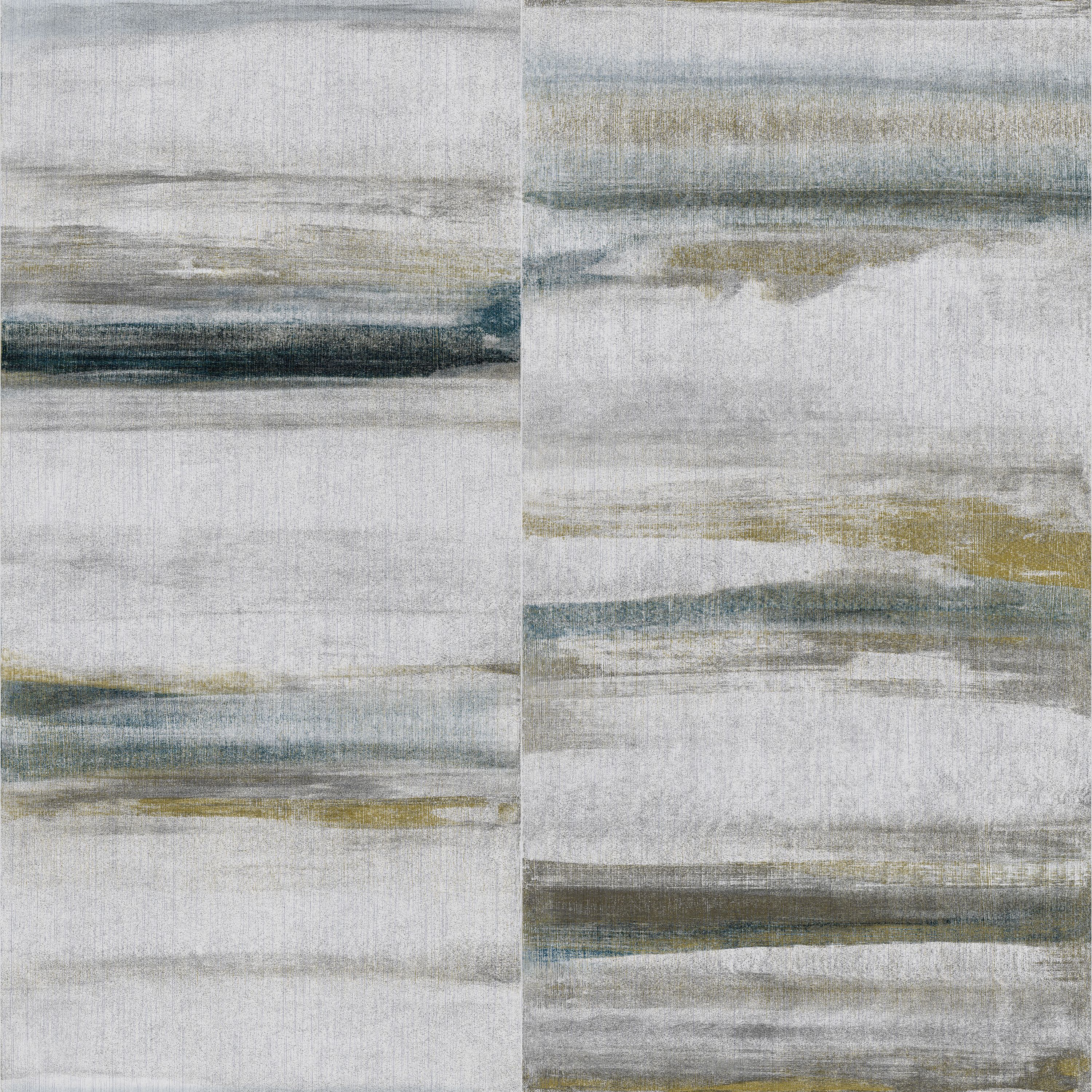 GoodHome Kaeni Grey Striped Textured Wallpaper
