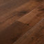 GoodHome Kailas Satin Oak Real wood top layer Flooring Sample