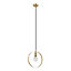 GoodHome Kaitains Gold effect Pendant ceiling light, (Dia)280mm