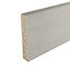 GoodHome Kala Light grey Concrete effect Laminate & particle board Upstand (L)3000mm