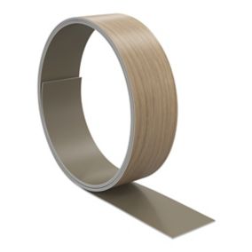 GoodHome Kala Oak effect Worktop edging tape, (L)3m (W)40mm