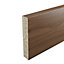 GoodHome Kala Wood effect Laminate & particle board Upstand (L)3000mm