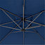 GoodHome Kalanga 2.5m Abyssal blue Overhanging parasol