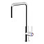 GoodHome Kamut Chrome effect Chrome-plated Kitchen Side lever Tap