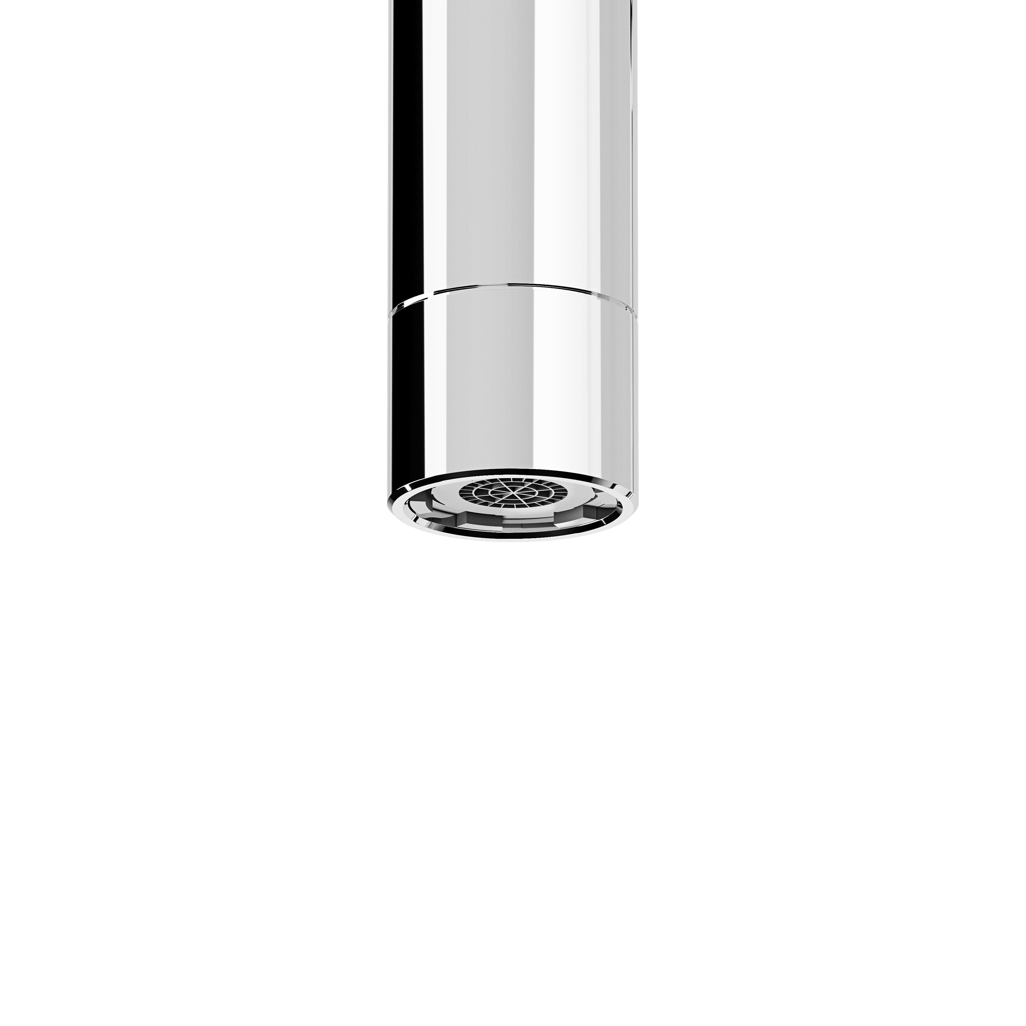 GoodHome Kamut Chrome effect Chrome-plated Kitchen Side lever Tap