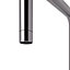 GoodHome Kamut Silver Stainless steel effect Kitchen Side lever Tap