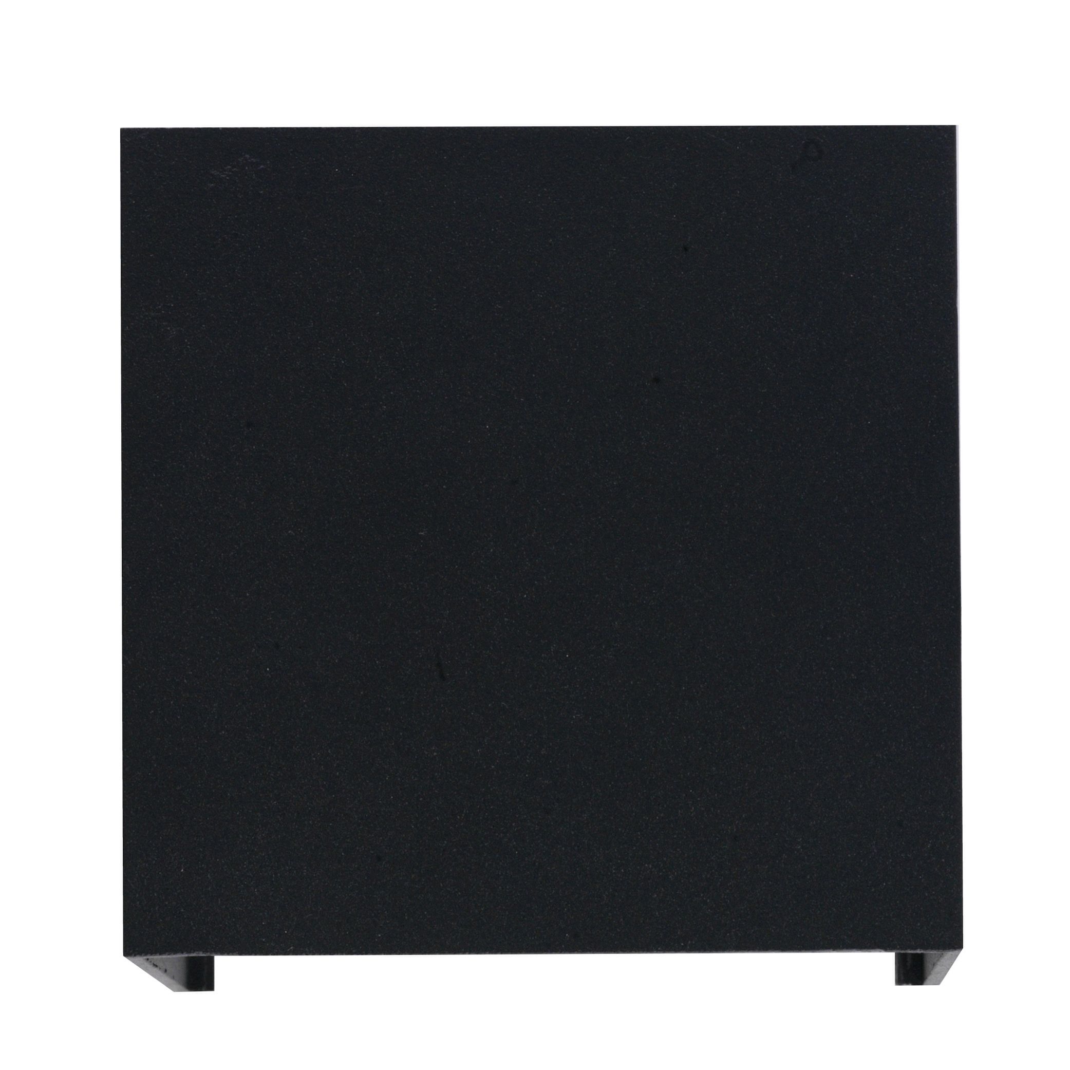 GoodHome Katsura Adjustable Matt Dark grey Mains-powered Integrated LED Outdoor Double Square Wall light 814lm