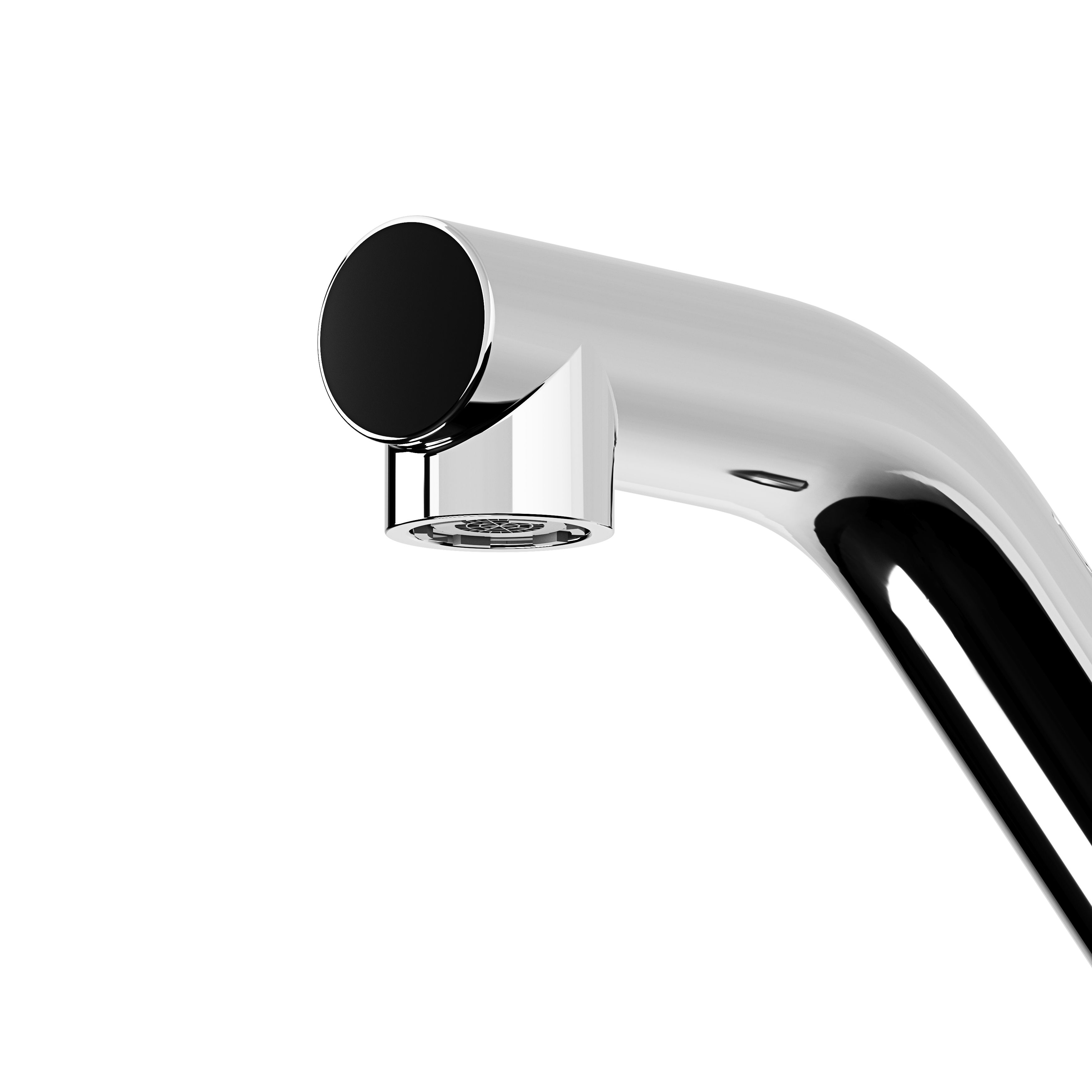 GoodHome Kawa Chrome-plated Kitchen Top lever Tap