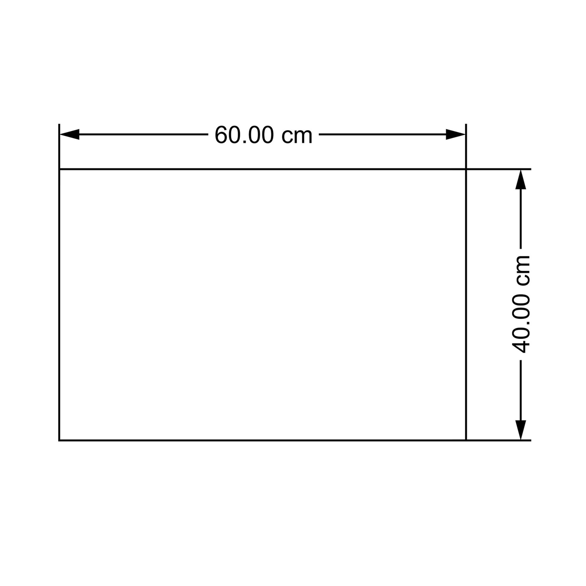 GoodHome Kebir Natural Heart Scraper mat, 40cm x 60cm