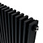 GoodHome Kensal Anthracite Vertical Designer Radiator, (W)500mm x (H)1800mm