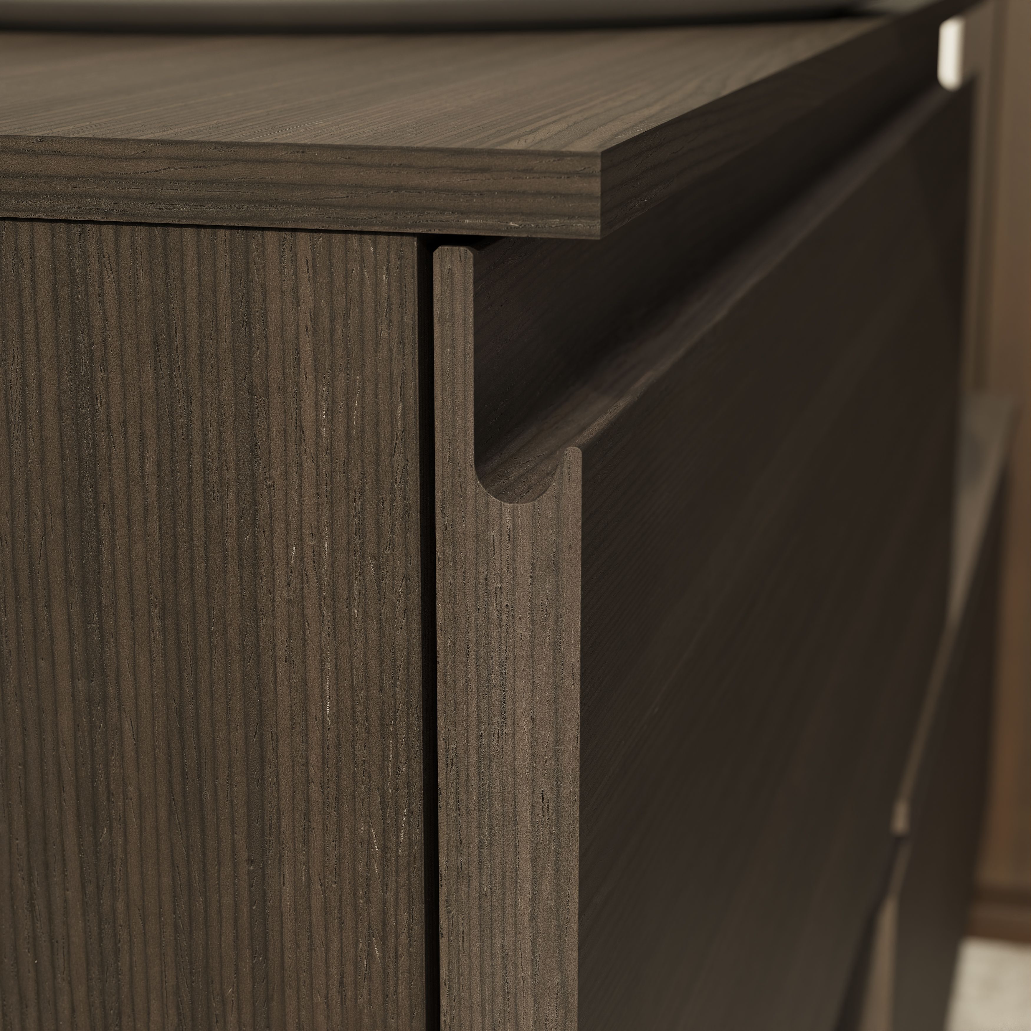 GoodHome Kentia Plywood Bathroom Basin vanity worktop (T)1.2cm x (D)45.2cm x (L)80.3cm