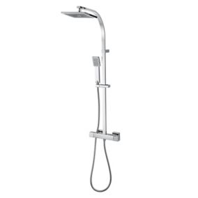 GoodHome Kever Chrome effect Shower