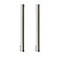 GoodHome Khara Brushed Nickel effect Stainless steel & zinc alloy Bar Cabinet Handle (L)188mm, Pack of 2
