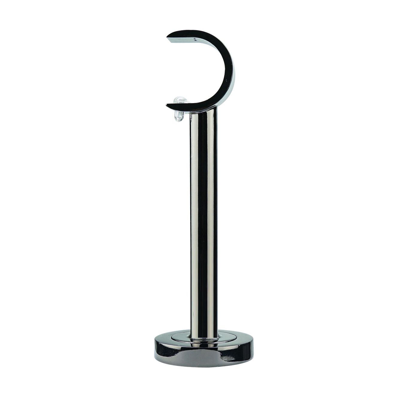 GoodHome Kimlos Black Nickel effect Metal Medium Curtain pole bracket (Dia)28mm