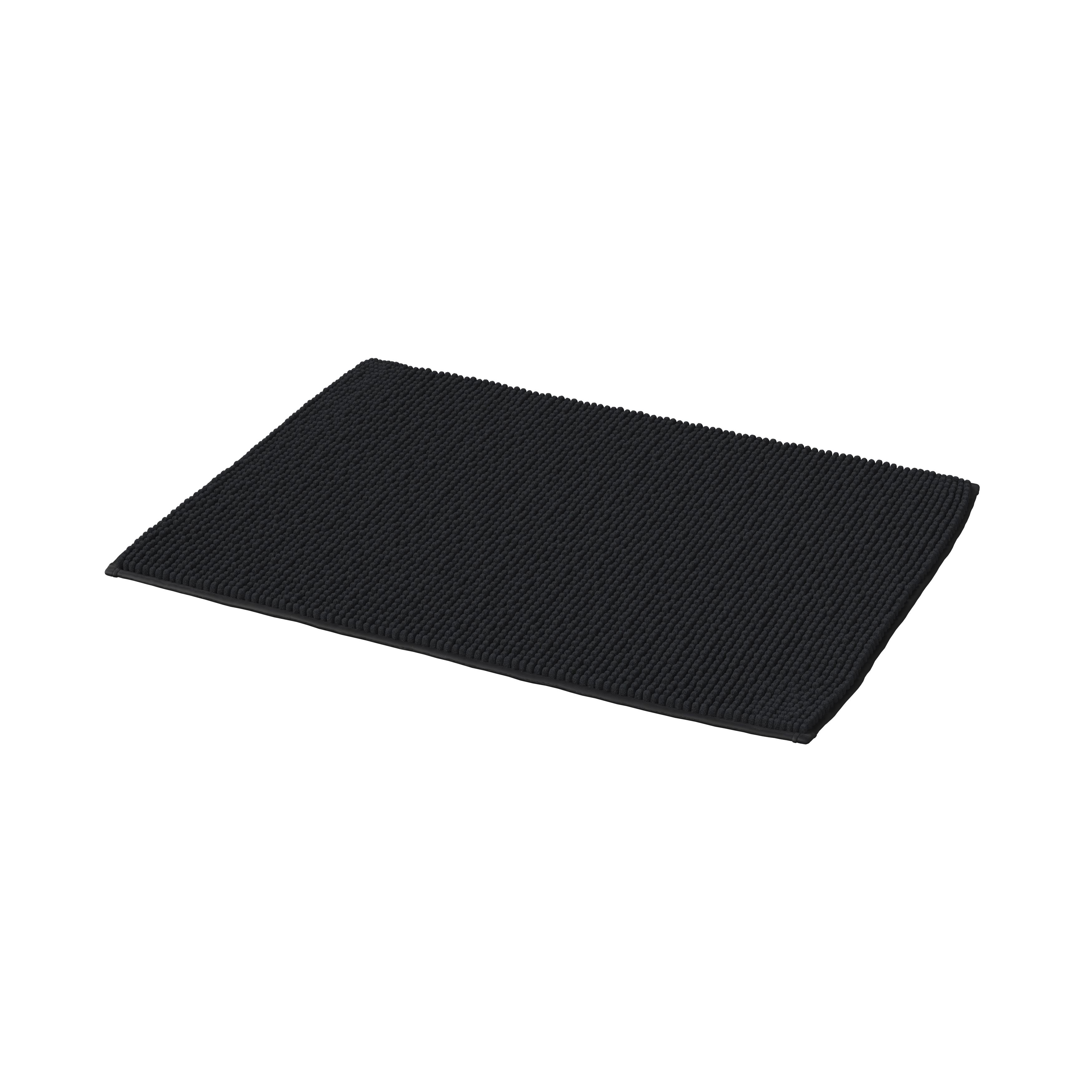 Black non shop slip bath mat