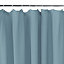 GoodHome Kina Water blue Plain Shower curtain (W)180cm