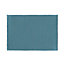 GoodHome Kina Water blue Polyester Anti-slip Bath mat (L)700mm (W)500mm