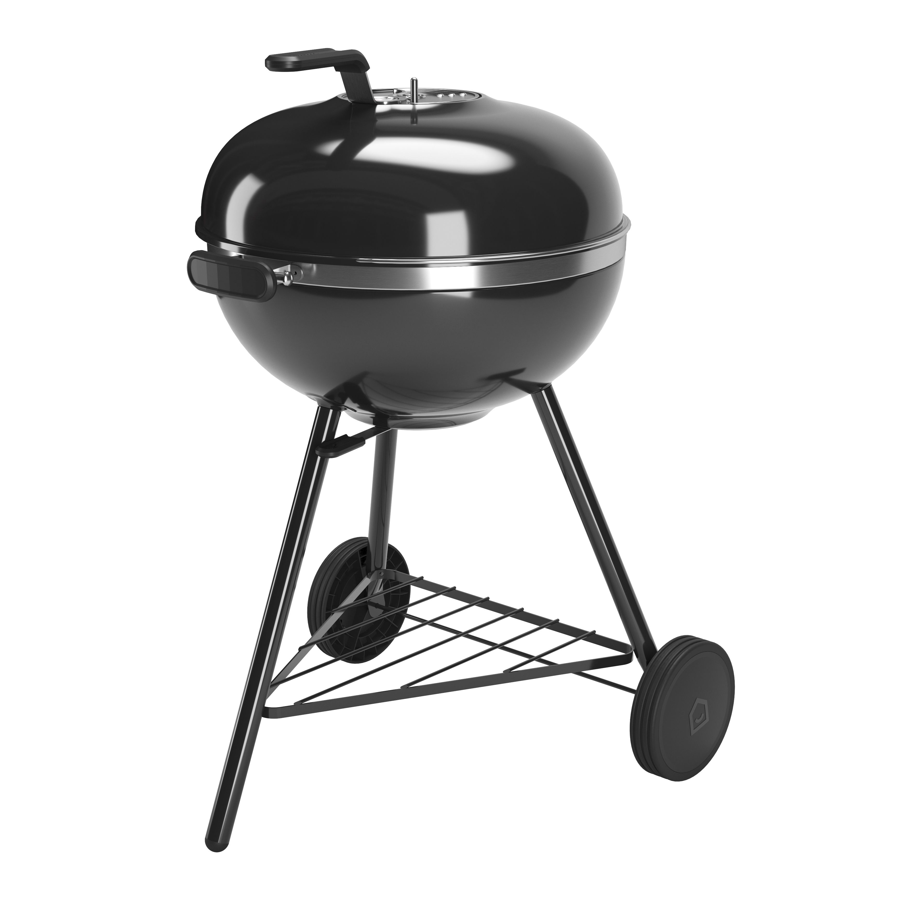 GoodHome Kiowa Black Charcoal Barbecue