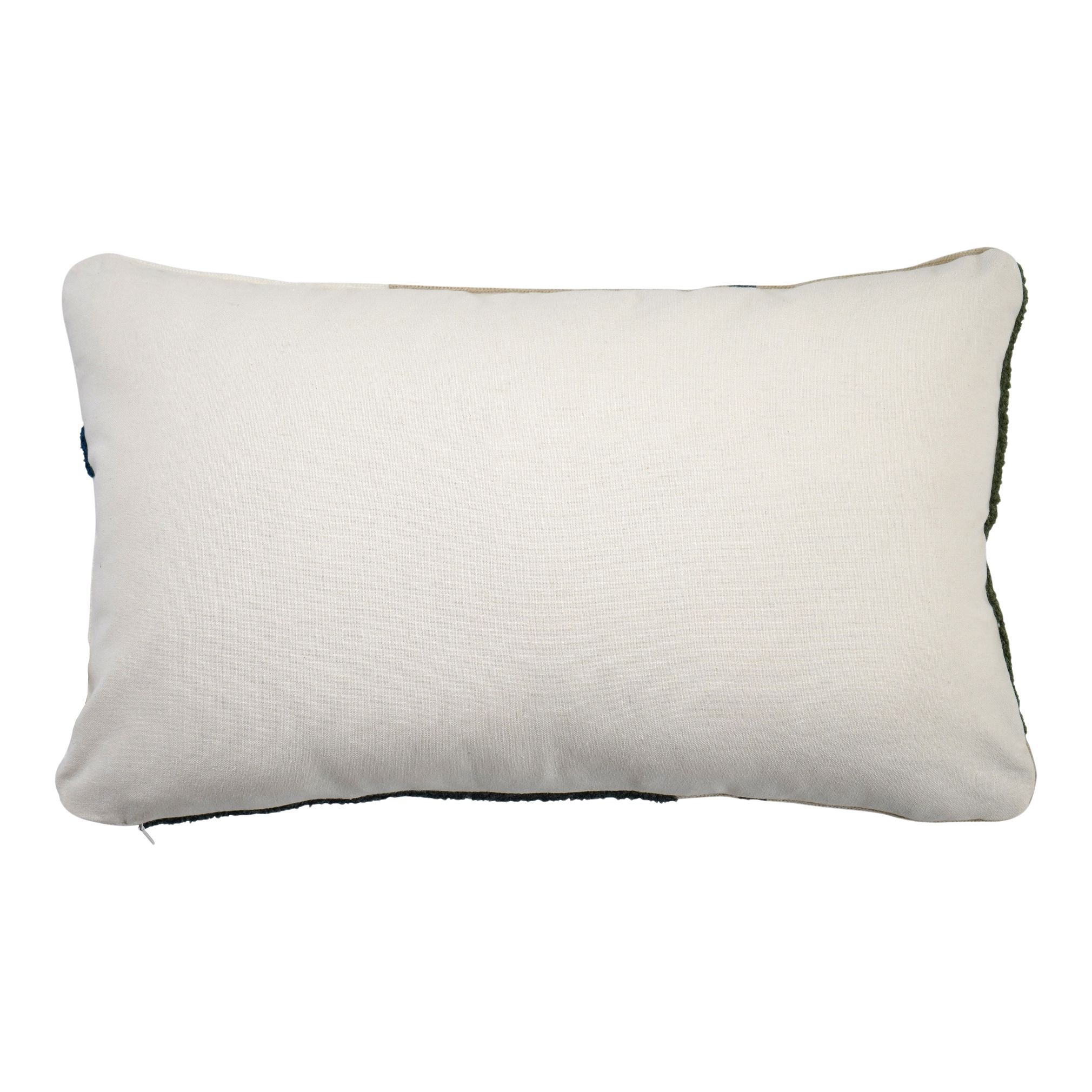 GoodHome Kisiria Beige Embroidery Outdoor Cushion (L)50cm x (W)30cm