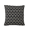 GoodHome Kisiria Black & off white Chevron Outdoor Cushion (L)45cm x (W)45cm