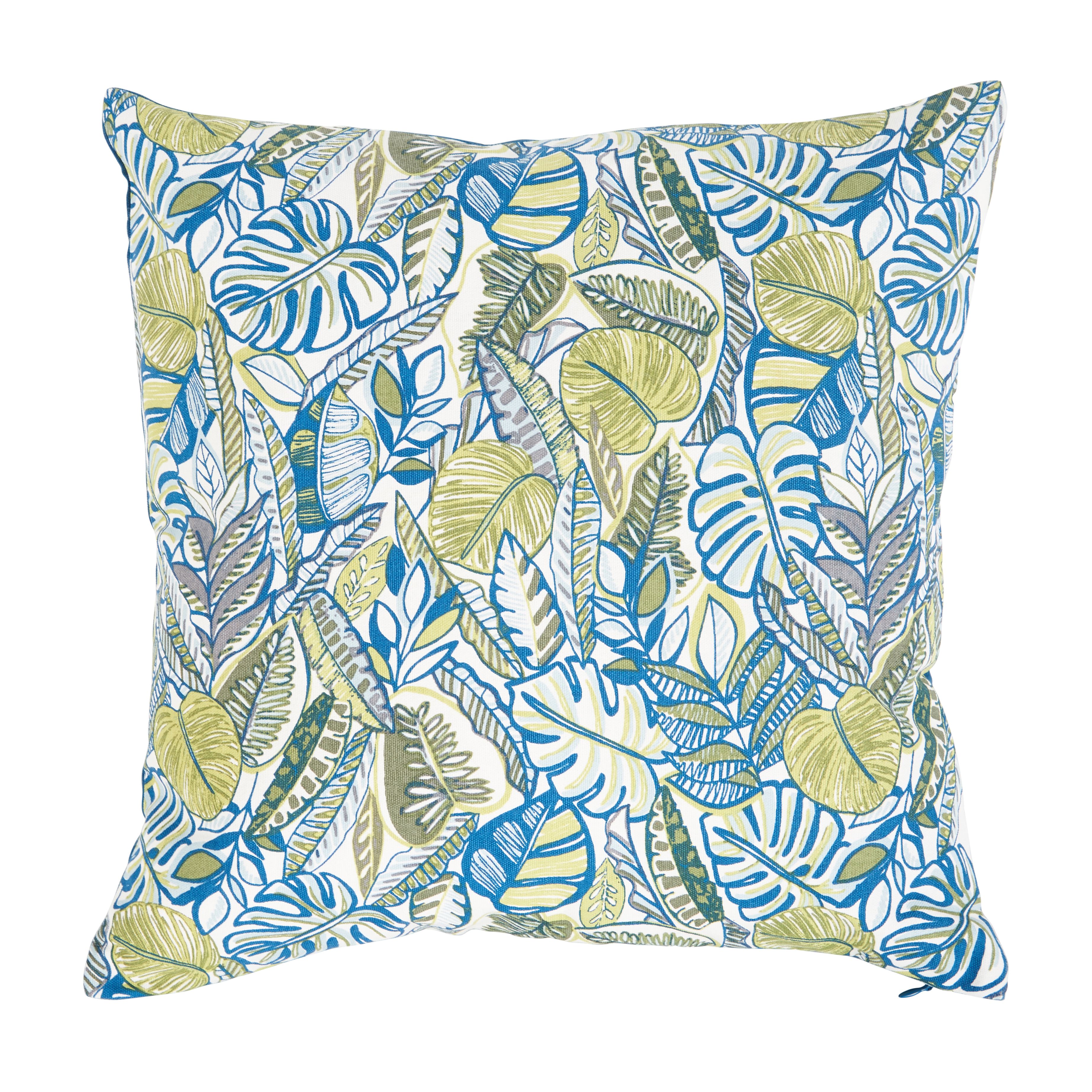 Blue outdoor deals cushion