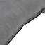 GoodHome Kisiria Grey Twill Outdoor Cushion (L)70cm x (W)50cm