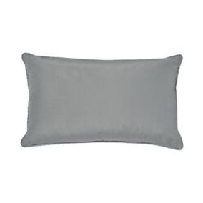 GoodHome Klama Plain Grey Cushion (L)30cm x (W)50cm