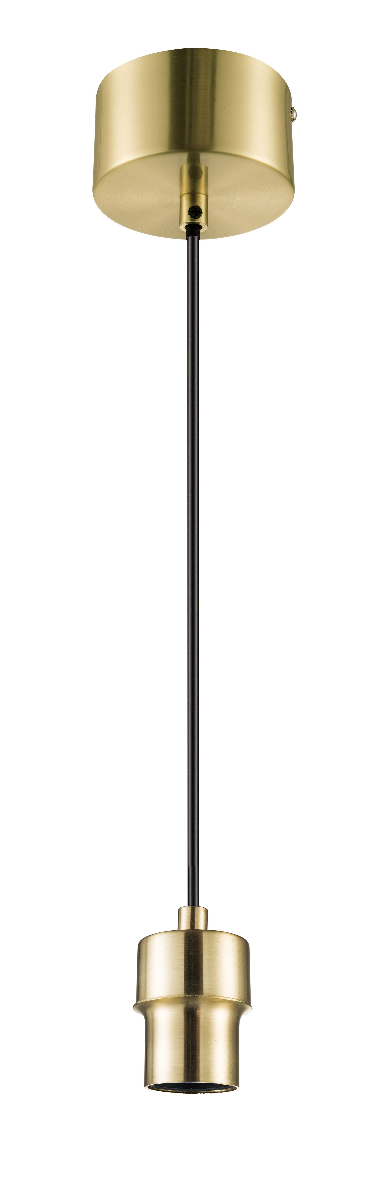 GoodHome Klentony Gold effect Pendant ceiling light, (Dia)100mm