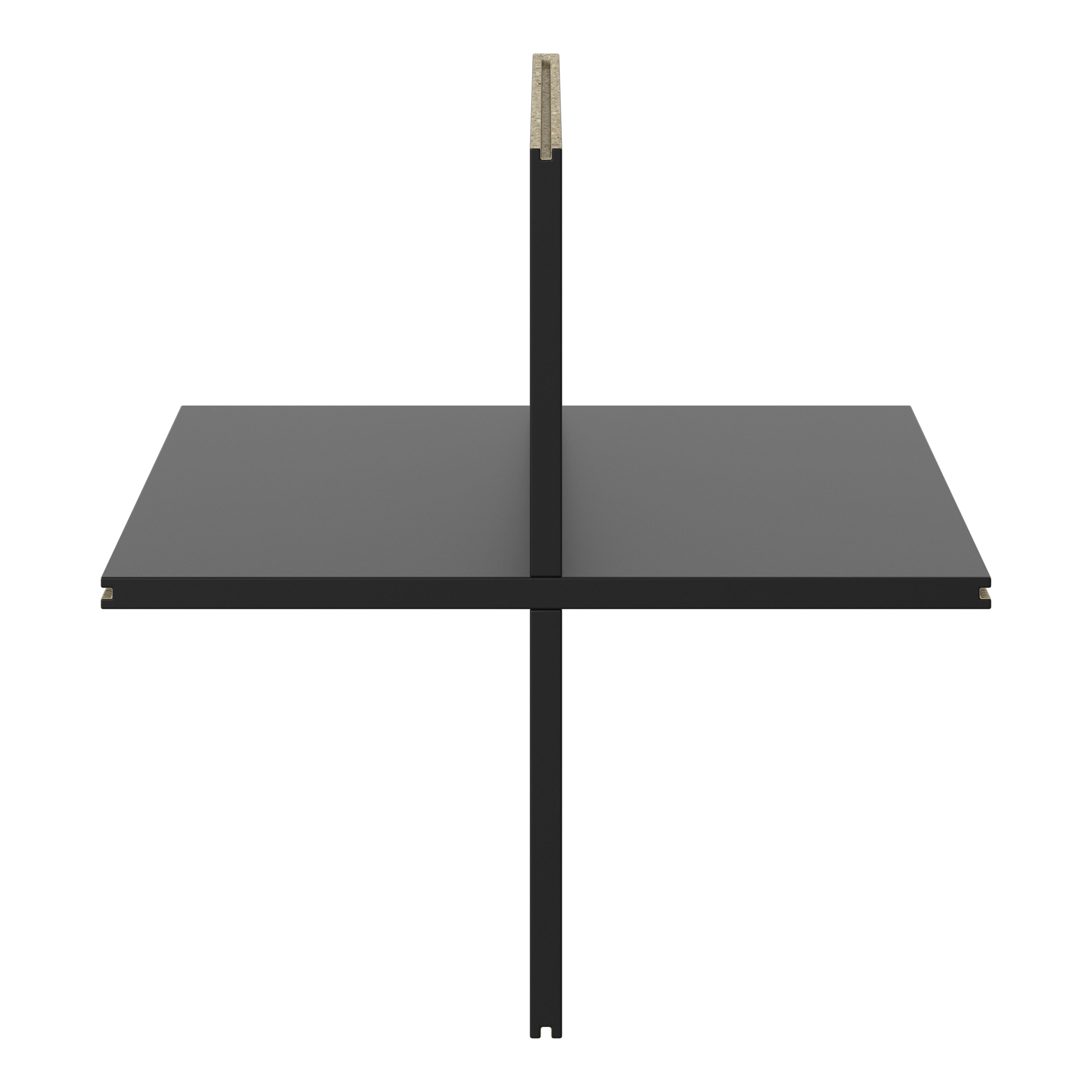 GoodHome Konnect Black Divider (D)315mm (W)330mm