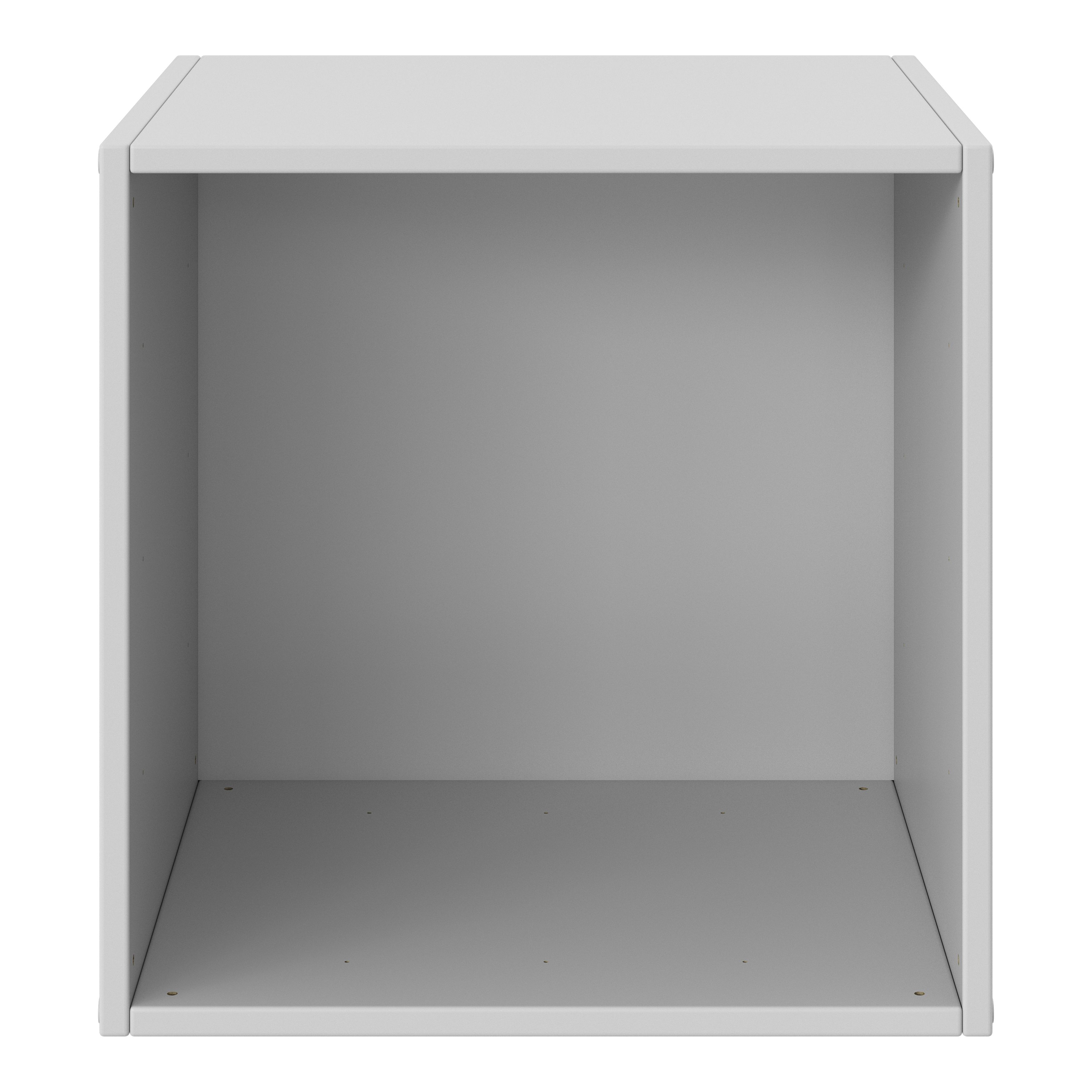 GoodHome Konnect Grey Cube Shelving unit, (H)354mm (W)354mm