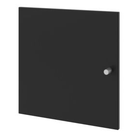 GoodHome Konnect Matt black Modular Cabinet door (H)329mm (W)329mm