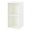GoodHome Konnect White 2 shelf Cube Bookcase, (H)696mm (W)354mm