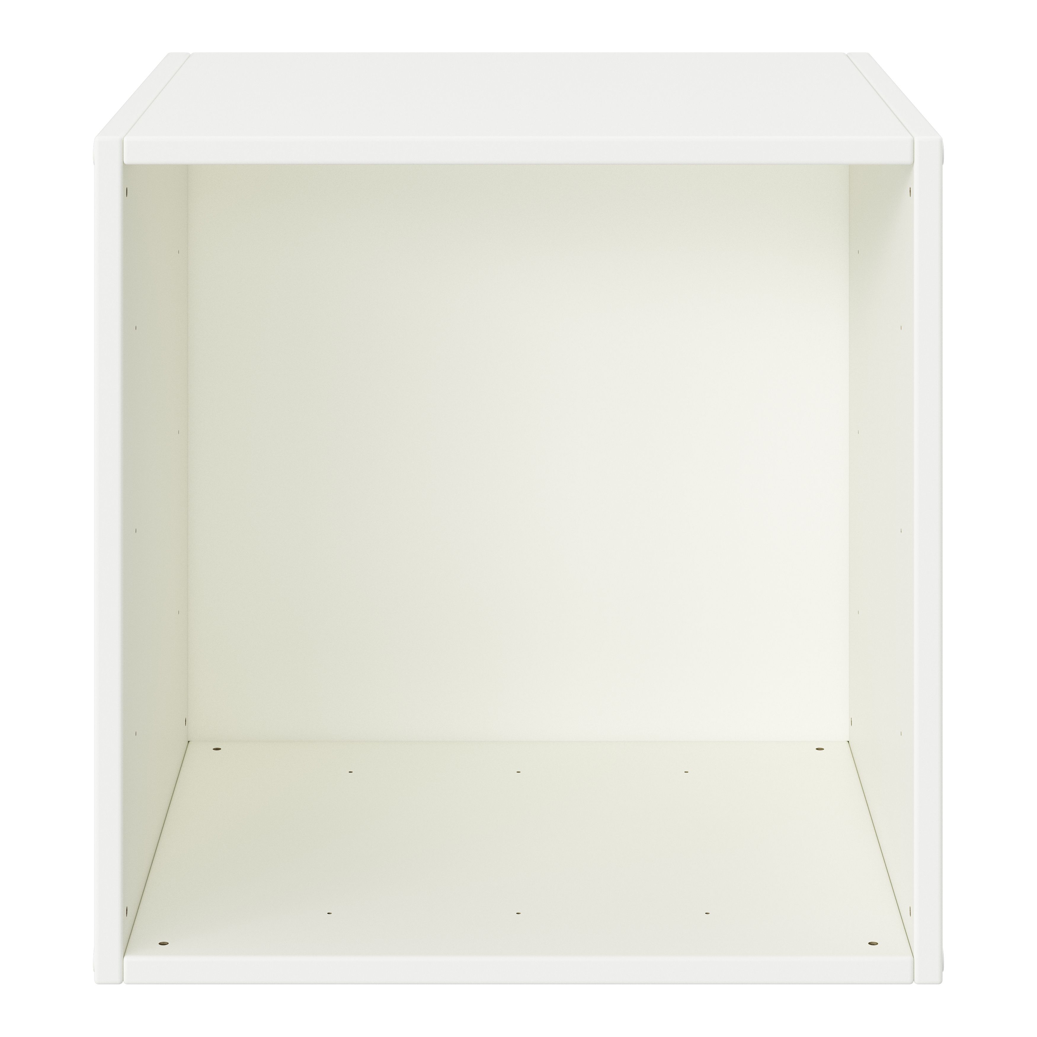 GoodHome Konnect White Cube Shelving unit, (H)354mm (W)354mm