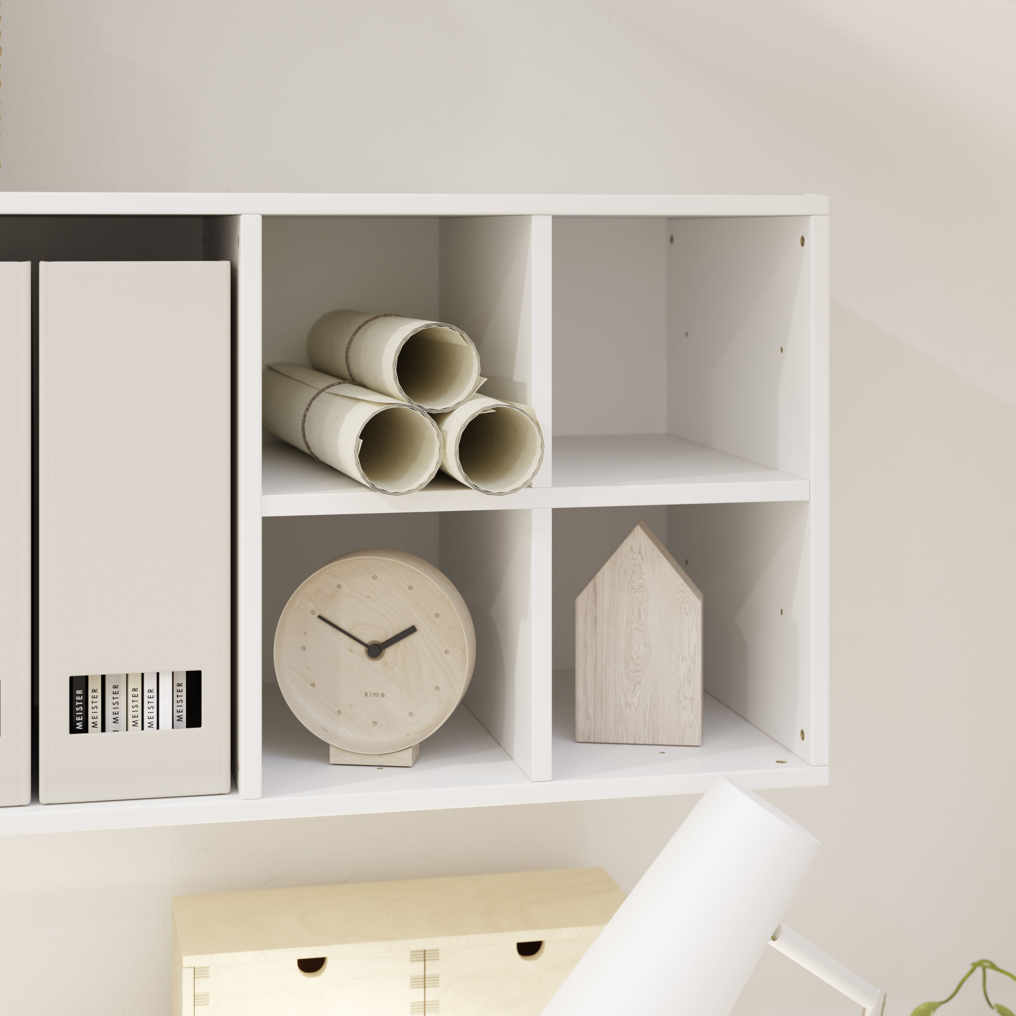 GoodHome Konnect White Divider (D)315mm (W)330mm
