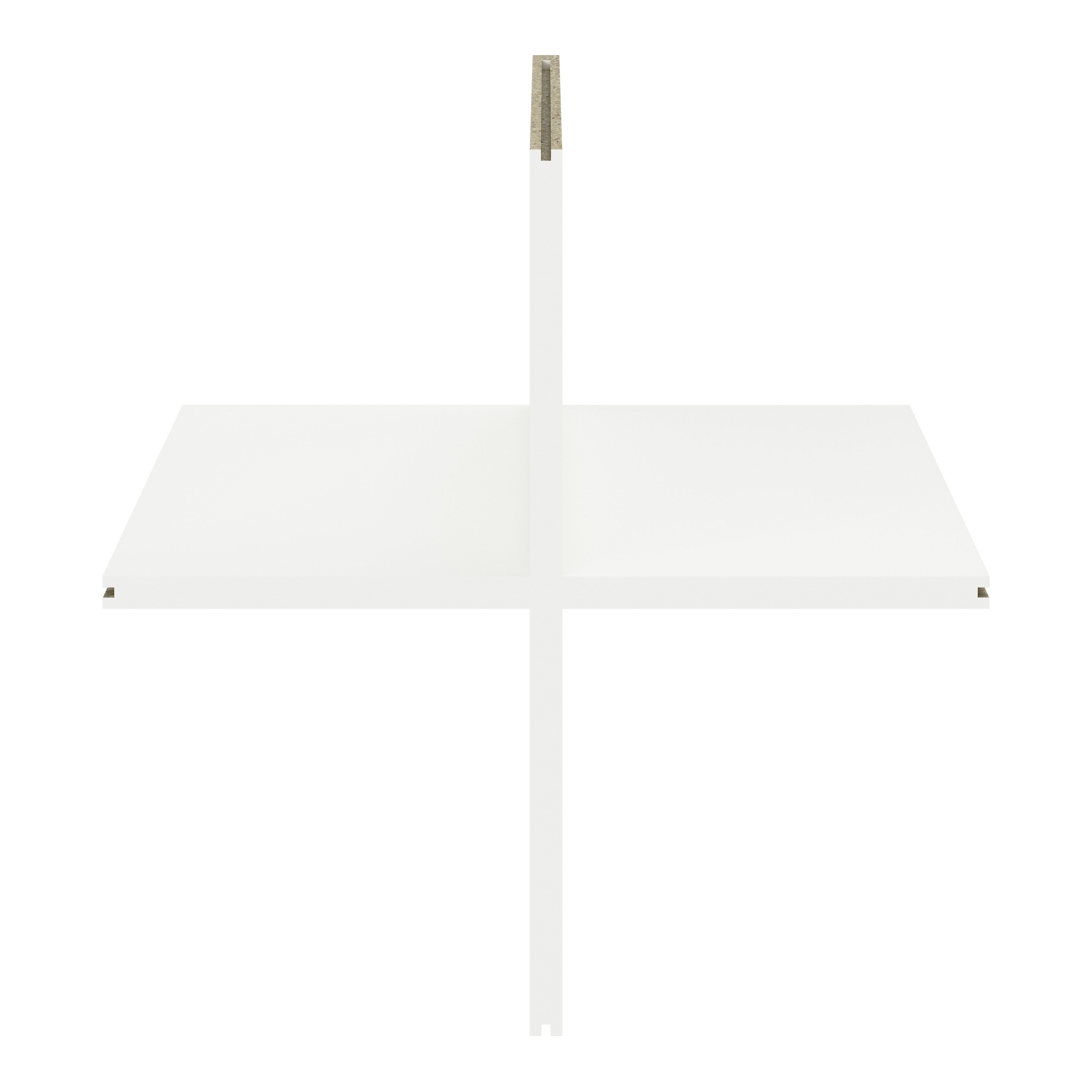 GoodHome Konnect White Divider (D)315mm (W)330mm