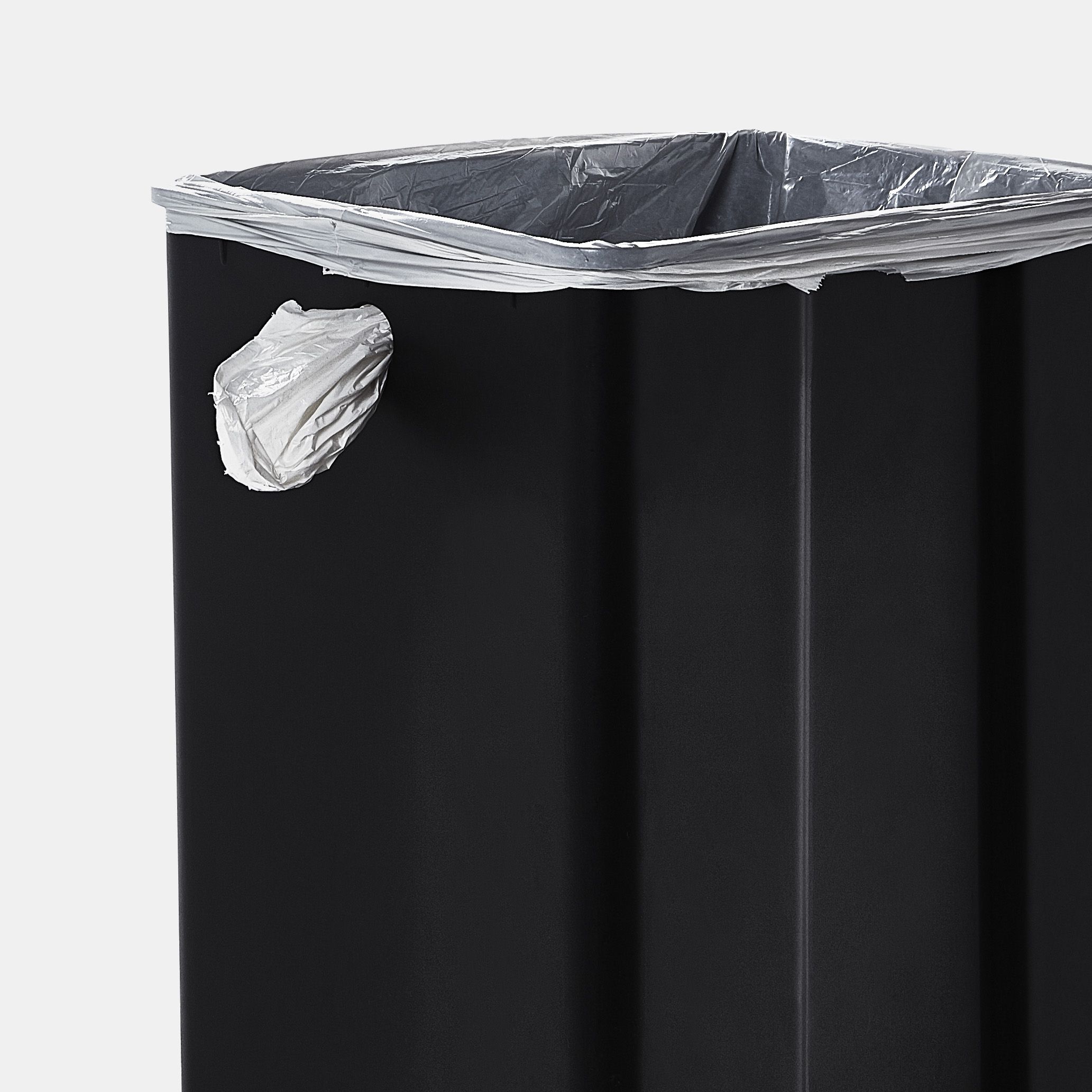 GoodHome Kora Anthracite Integrated Kitchen Pull-out bin, - 13L