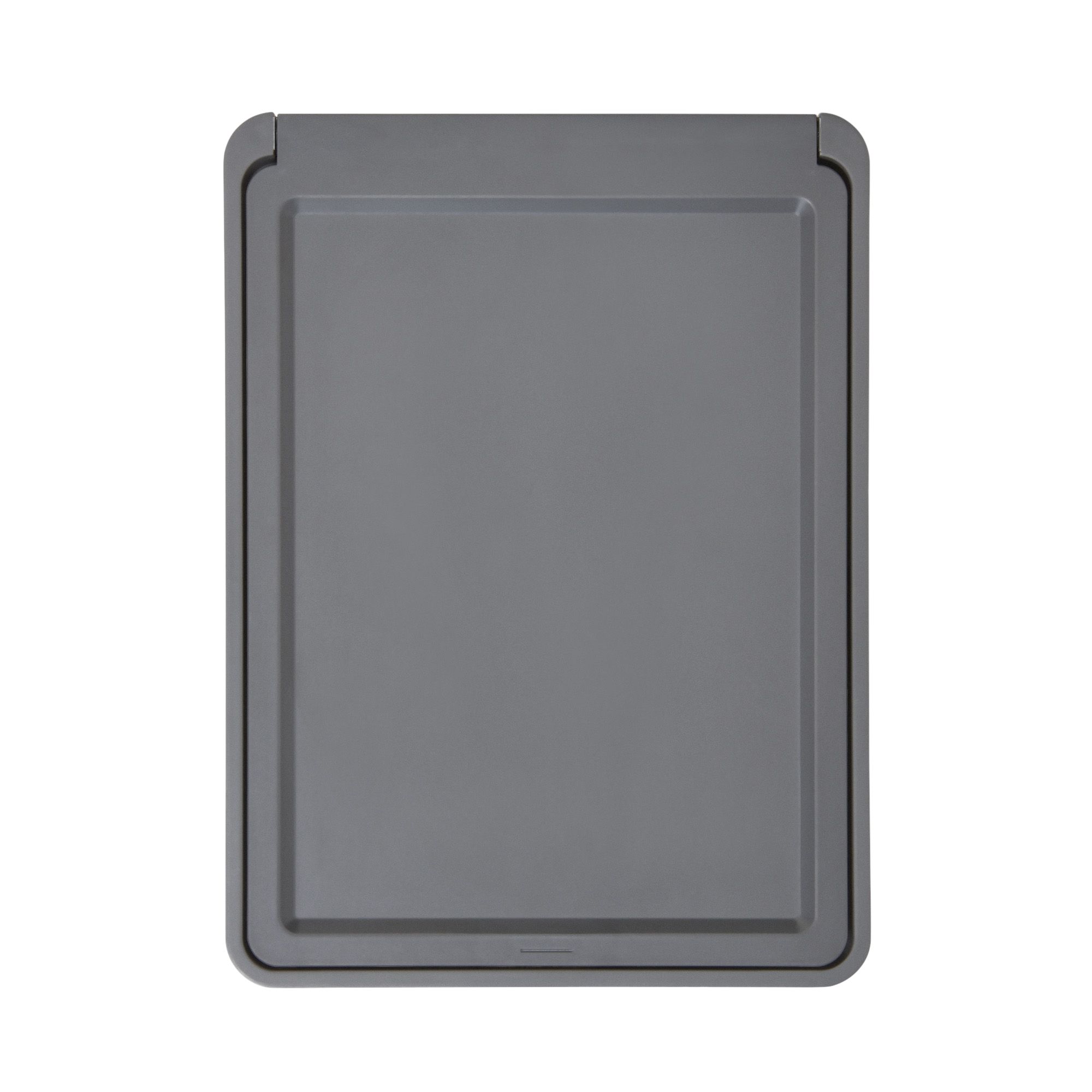 GoodHome Kora Anthracite Metal Touch Bin - 15L