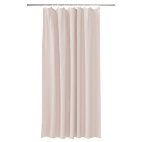GoodHome Koros Blush pink Plain Shower curtain (W)180cm