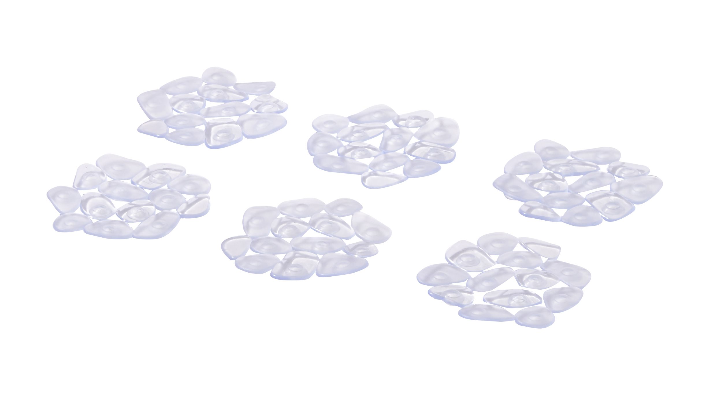 GoodHome Koros Transparent Pebbles Pebble Bath & shower mat (L)12cm (W)12cm