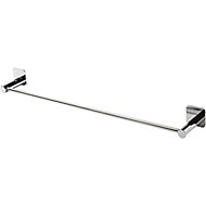 GoodHome Koros Wall-mounted Silver effect Chrome-plated Towel rail (W)623mm