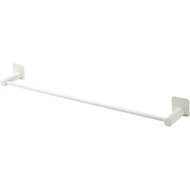 GoodHome Koros Wall-mounted White Towel rail (W)623mm