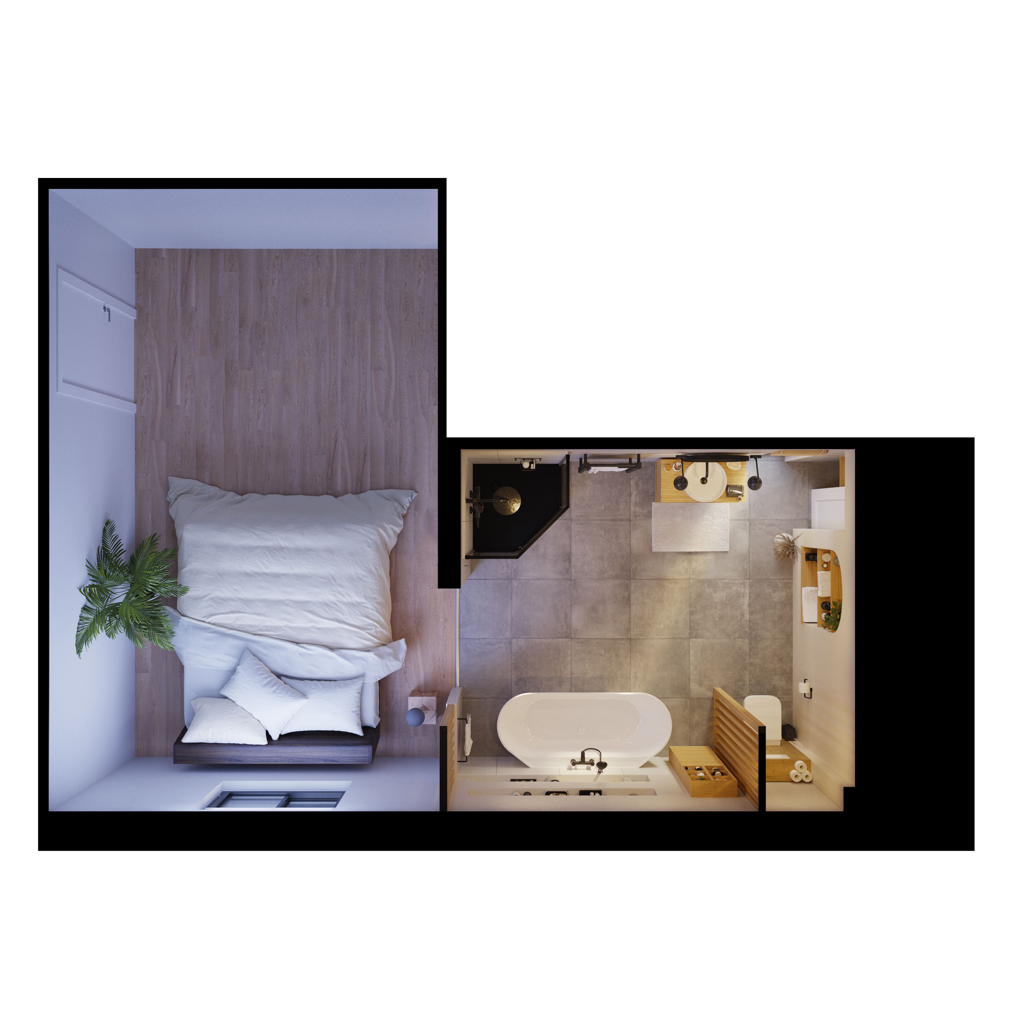 GoodHome Koros White Rectangular Bath mat (L)80cm (W)50cm