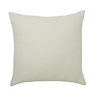 GoodHome Kosti Cream Plain Indoor Cushion (L)60cm x (W)60cm