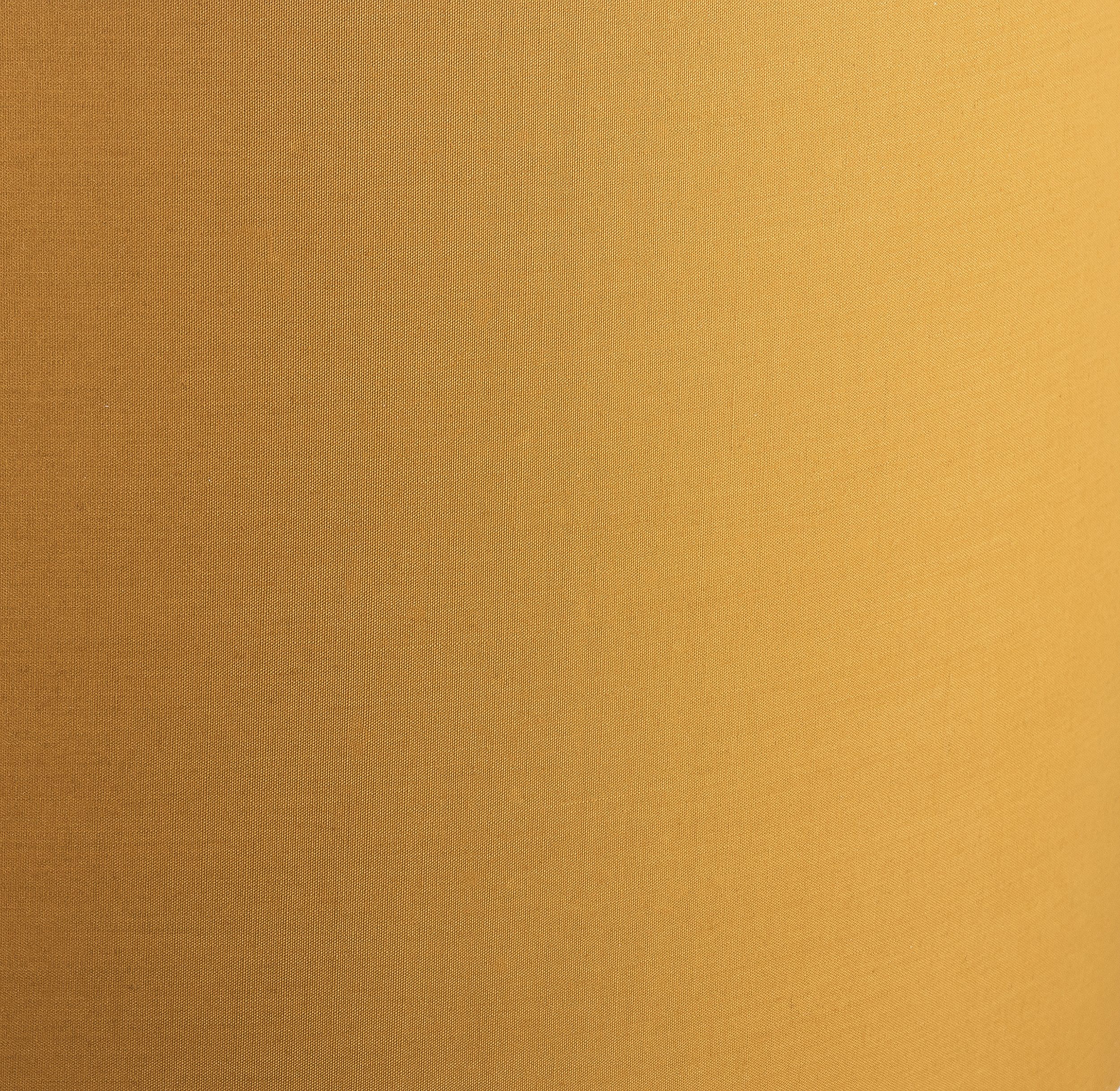 GoodHome Kpezin Mustard yellow Fabric dyed Light shade (D)40cm