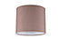 GoodHome Kpezin Taupe Fabric dyed Light shade (D)20cm
