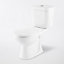 GoodHome Lagon White Close-coupled Toilet with Soft close seat
