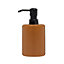 GoodHome Lassane Matt Orange Ceramic Freestanding Soap dispenser